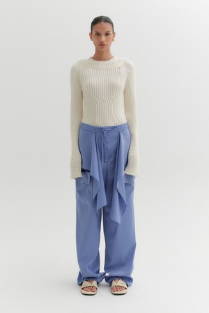레이어드 팬츠 - 스카이 블루