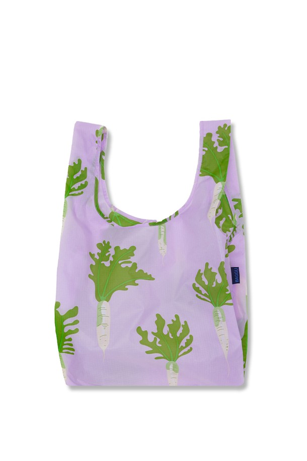 BAGGU - 패브릭백 - [바쿠백] 휴대용 장바구니 접이식 시장가방 Daikon Pink