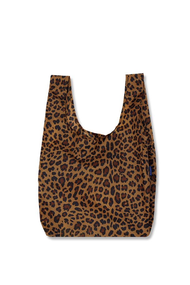 BAGGU - 키친ACC - [바쿠백] 휴대용 장바구니 접이식 시장가방 Leopard