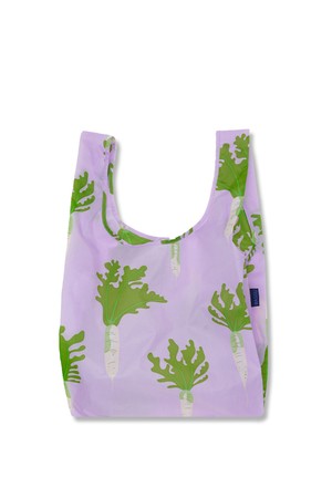 [바쿠백] 휴대용 장바구니 접이식 시장가방 Daikon Pink