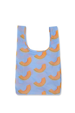 [바쿠백] 대형 빅사이즈 에코백 장바구니 Cantaloupe Blue