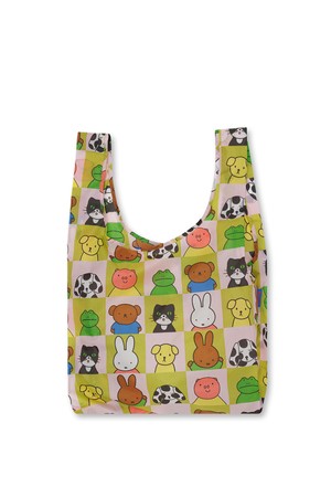 [바쿠백] 휴대용 장바구니 접이식 시장가방 Miffy Friends