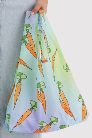 [바쿠백] 휴대용 장바구니 접이식 시장가방 Carrots