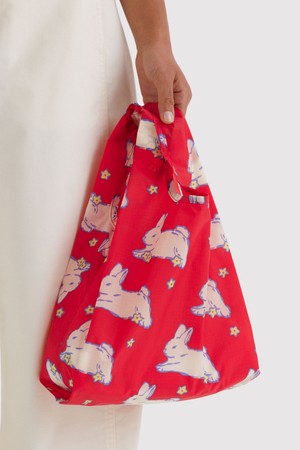 [바쿠백] 소형 베이비 에코백 장바구니 Bunnies