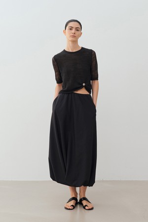 tangle double knit (charcoal)