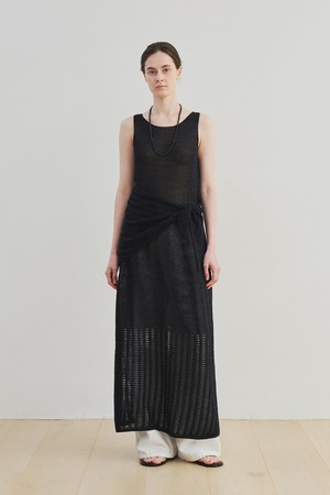 carpel knit dress (navy)