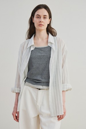 sheer ST shirt (white)