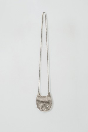 mini handmade knit bag (beige)