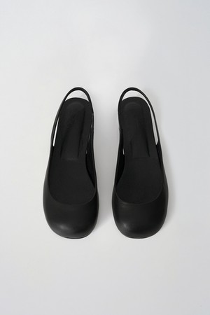 pebble sling-back (black)