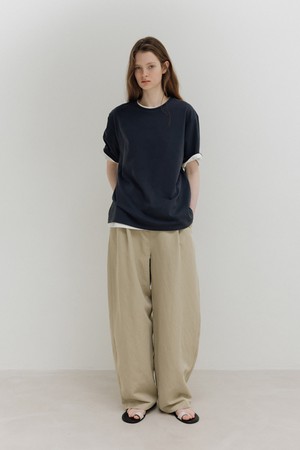 organic cotton t-shirt (dusty navy)