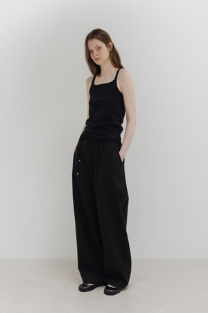 plain sleeveless (black)