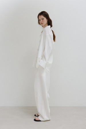 airy stripe shirt (ivory)