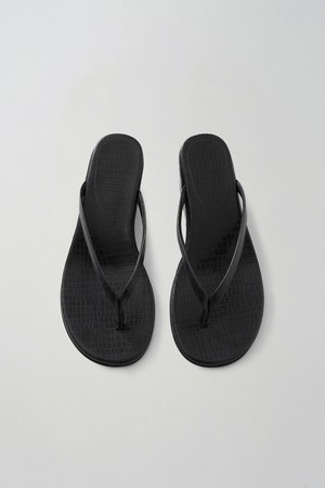 wedge flip-flops (dark navy)