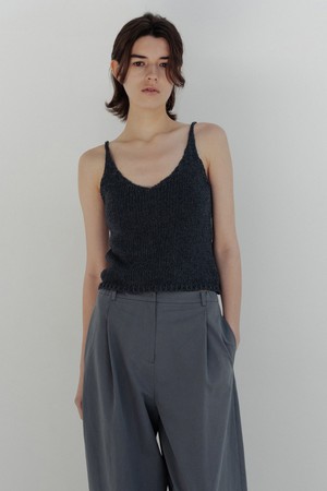 paper sleeveless (ash blue)