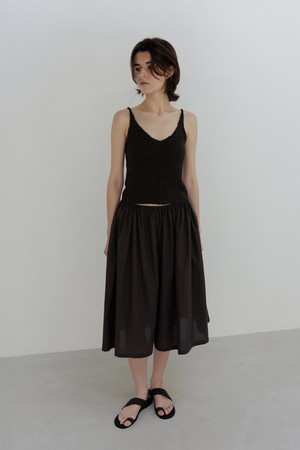 paper sleeveless (soil brown)