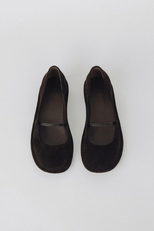 pebble ballet shoes (smoke brown)