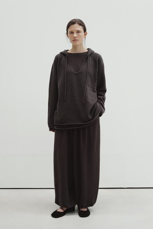 hoodie sweater (smoke brown)
