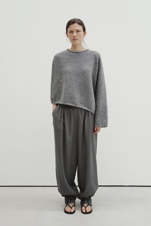soft cape knit (gray)