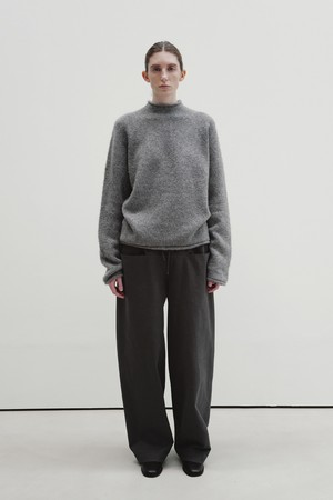 soft mock knit (gray)