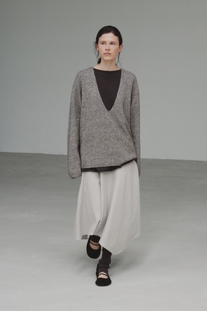 flare skirt (oat)