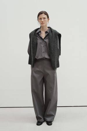 stripe shirt (gray)