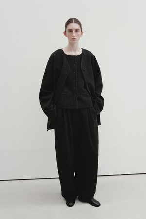 dolman half coat (charcoal)