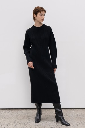 [21FW] Wool Ribbed Dress (JUJN204)