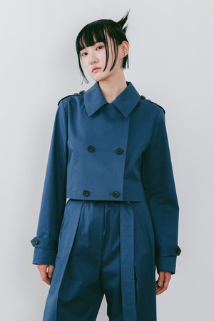 [22SS] Cropped Trench Jacket (JVSJ206-50)