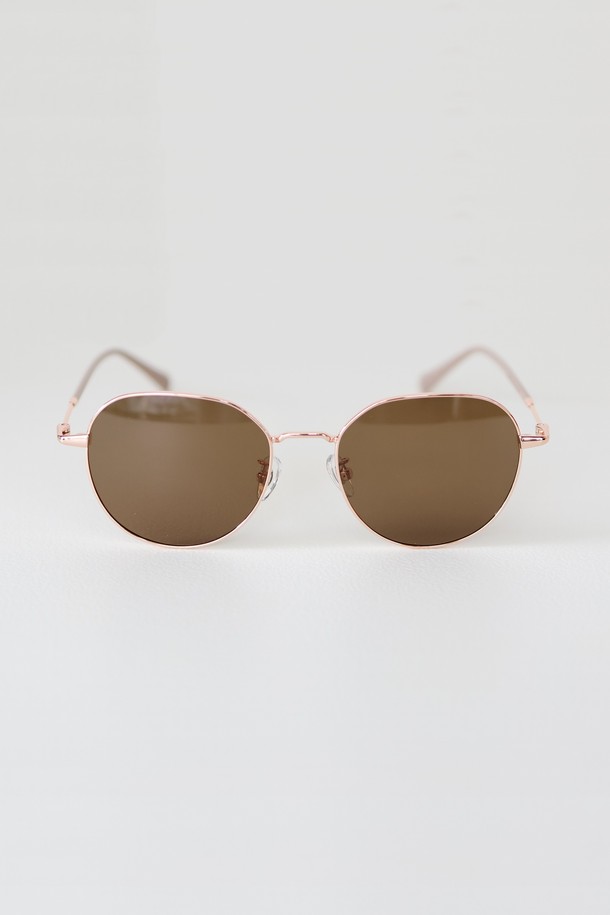 UNOW eyeable - 기타소품 - [UWE] 와이어 닐 라운드 메탈 선글라스 WIRE NEEL ROUND METAL SUNGLASS