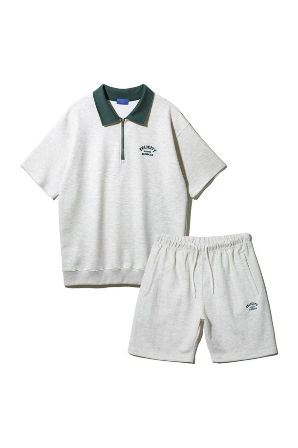 [SET] FELICITY (펠리시티) 반집업 배색 카라 반팔 맨투맨 밴드 반바지 셋업은 캐주얼, 스포티한 스타일을 즐기는 분들을 위한 완벽한 셋업입니다. 부드러운 면, 폴리에스테르 혼방 소재로 제작되어 편안한 착용감을 제공하며, 봄, 여름, 가을 시즌에 활용하기 좋습니다. 오버핏 디자인의 반집업 맨투맨과 밴드 반바지가 세련된 배색으로 디자인되어, 동네 마실룩, 여행룩, 산책룩 등 다양한 TPO에 잘 어울립니다. FELICITY (펠리시티) 자수 디테일과 고급 니켈 지퍼, 헤링본 넥테이프 마감으로 퀄리티를 높였으며, 6줄 밴딩 허리끈과 깊은 사이드 포켓으로 실용성을 더했습니다. 화이트 멜란지, 아이보리, 오트밀, 네이비 4가지 컬러 옵션으로 만나보세요.
