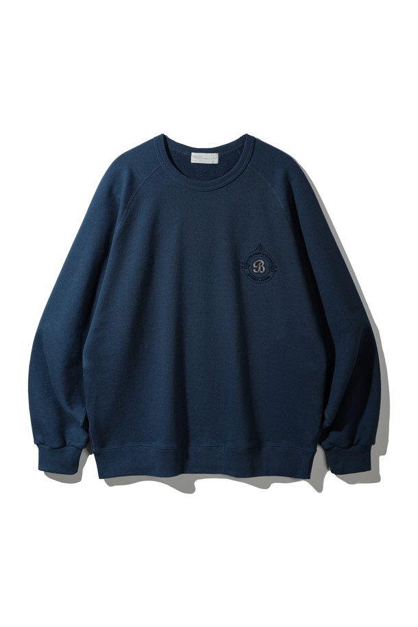 BAKKEN - 스웻셔츠 - 바켄 Coloration Raglan 스웨트셔츠 BK5980_다크블루