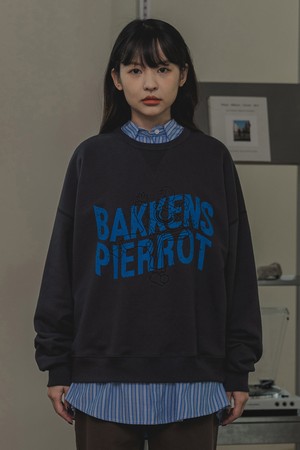 바켄 Pierrot Vintage 스웨트셔츠 BK5985_차콜