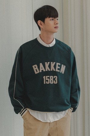 바켄 Bakken 1583 트랙 스웨트셔츠 BK5989_다크그린