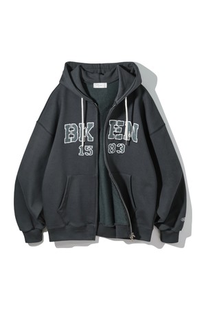 바켄 BKEN 1583 후드 집업 BK7990_차콜