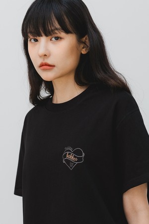 바켄 Heart logo 반팔티셔츠 BK3971_블랙