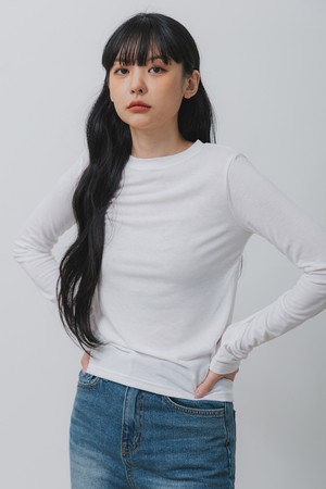 바켄 스판 베이직 레이어드 롱 슬리브 티셔츠 BK4999 (5 COLOR)