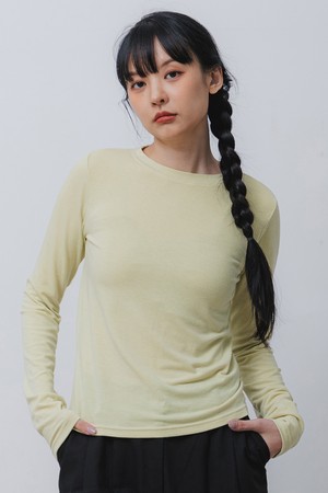 바켄 스판 베이직 레이어드 롱 슬리브 티셔츠 BK4999 (5 COLOR)