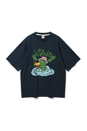 앨빈클로 FISHING DUCK 오버핏 반팔티 AST4568 (5 COLOR)