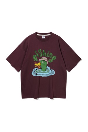 앨빈클로 FISHING DUCK 오버핏 반팔티 AST4568 (5 COLOR)