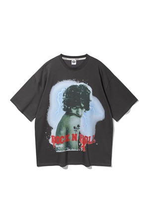 앨빈클로 ROCK N ROLL 오버핏 반팔티 AST4536 (3 COLOR)