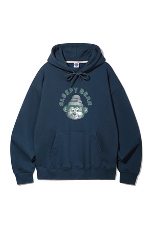 앨빈클로 슬리피 베어 오버핏 후드티 AVH635 (5 COLOR)