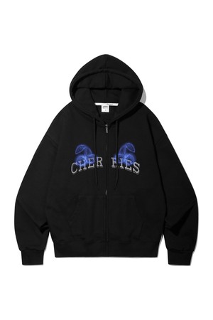 앨빈클로 CHERRIES 오버핏 후드집업 AZH880 (2 COLOR)