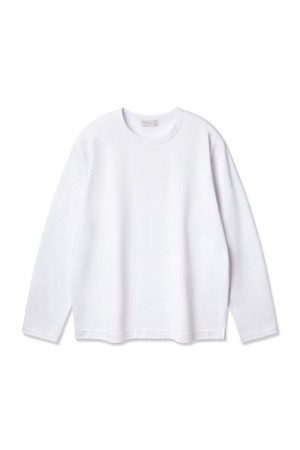 bio washed 라운드넥 긴팔티셔츠 BK4883_화이트