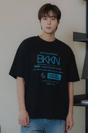 시그니처 로고 반팔 티셔츠 BK3957
