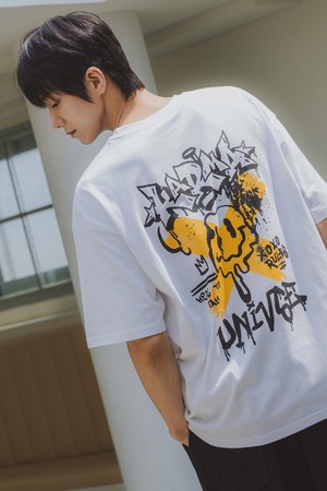 KARMA 오버핏 반팔티 AST4788 (2 COLOR)