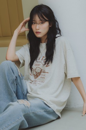 BRIXTON  오버핏 반팔티 AST4784 (2 COLOR)