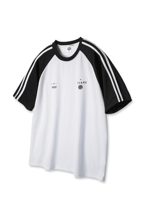 매니페스트 래글런 배색 트랙 오버핏 반팔티 AST4804 (4 COLOR)