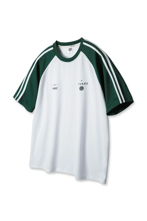 매니페스트 래글런 배색 트랙 오버핏 반팔티 AST4804 (4 COLOR)