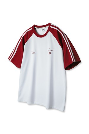 매니페스트 래글런 배색 트랙 오버핏 반팔티 AST4804 (4 COLOR)