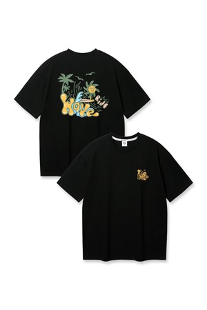 WAVE 오버핏 반팔티 AST4812 (2 COLOR)